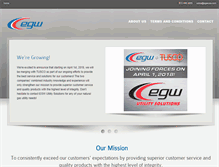 Tablet Screenshot of egwusa.com